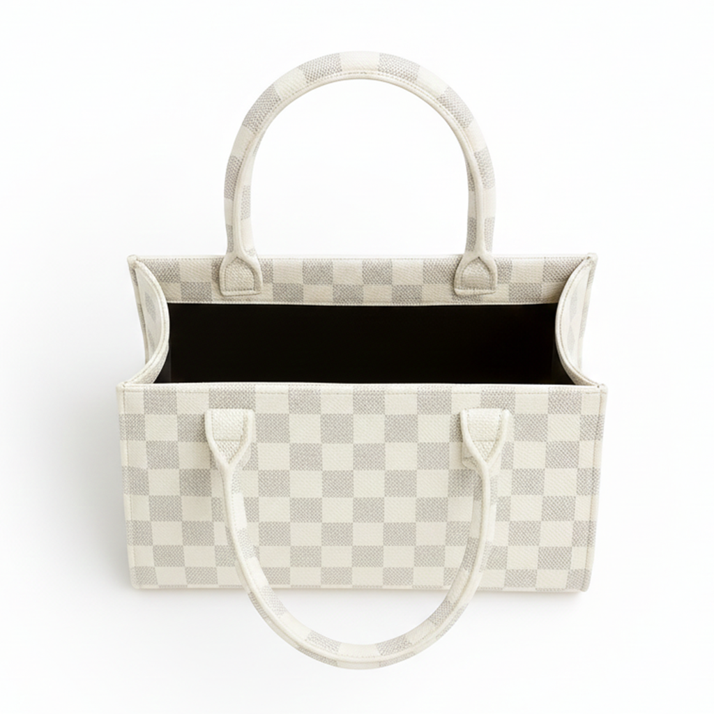 TYMO CheckWeave handbag