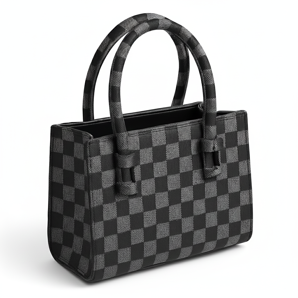 TYMO CheckWeave handbag