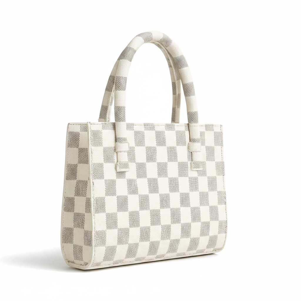 TYMO CheckWeave handbag