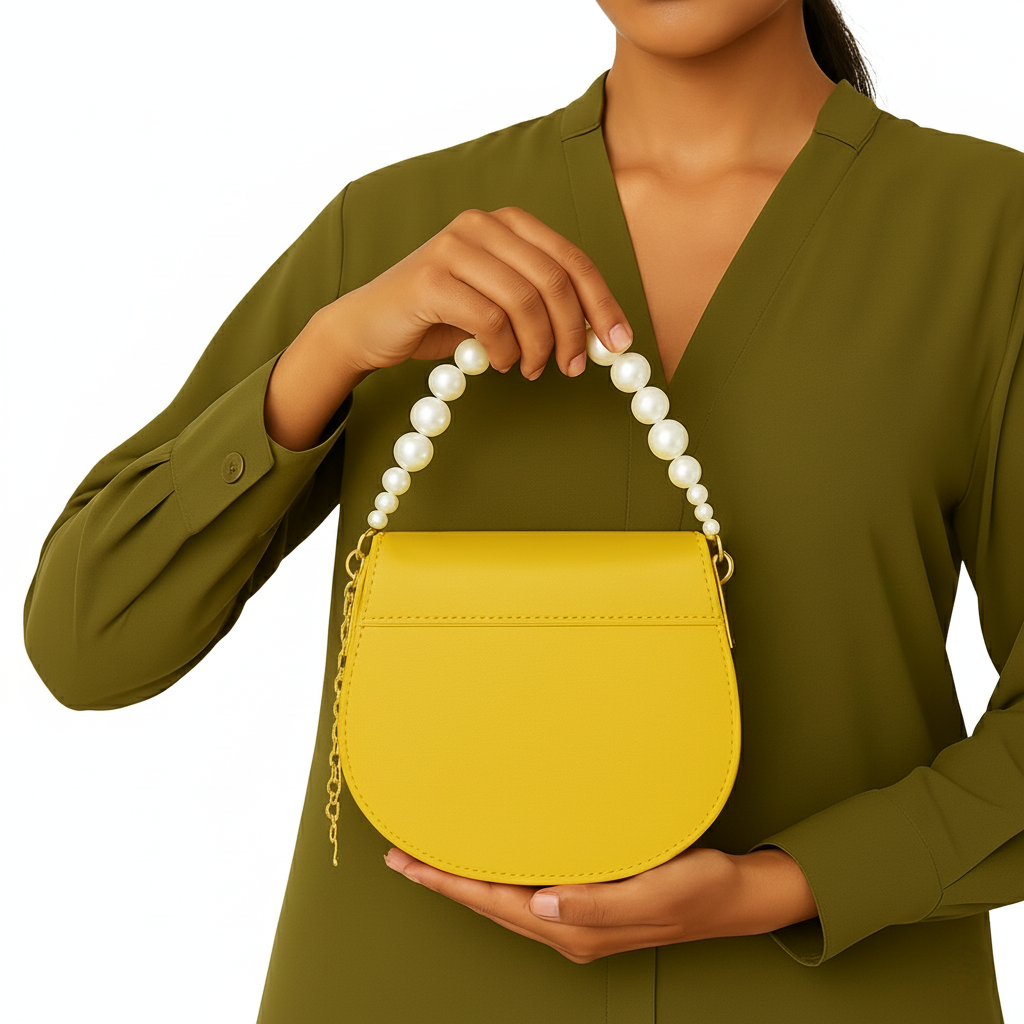 TYMO Noir Pearl handbag