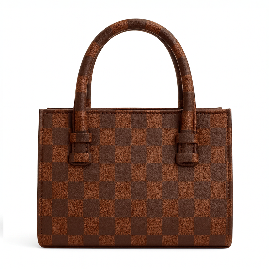 TYMO CheckWeave handbag